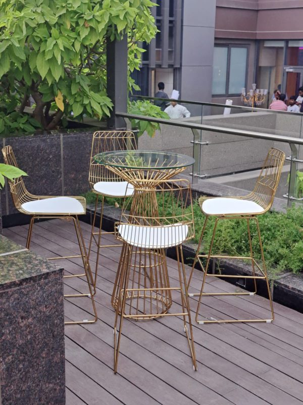 Gold Arrow Bar Chair (36 Qty) - Image 5