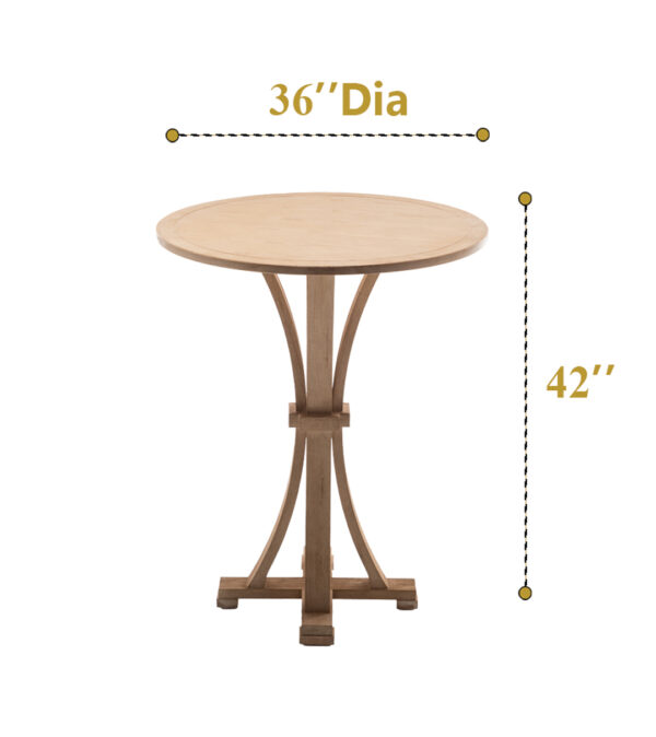 Wooden Curve cocktail table (30 Qty) - Image 4
