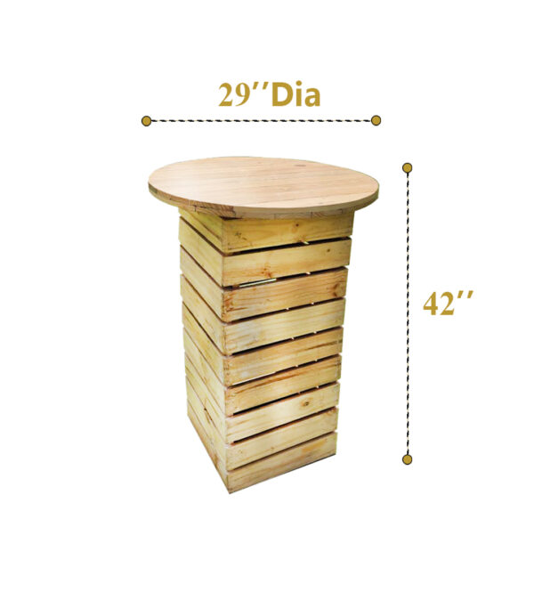Wooden Pallet cocktail table (12 Qty) - Image 5