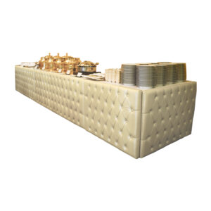 Gold Leather Buffet Fascia (in RFT) (200 Qty)