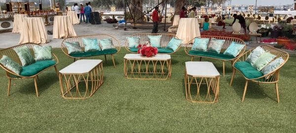 Gold Jhali Coffee Table 1 ( 8 Qty) - Image 3