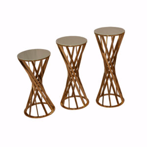 Twisted Prop Table (set of 3) (6 Qty)