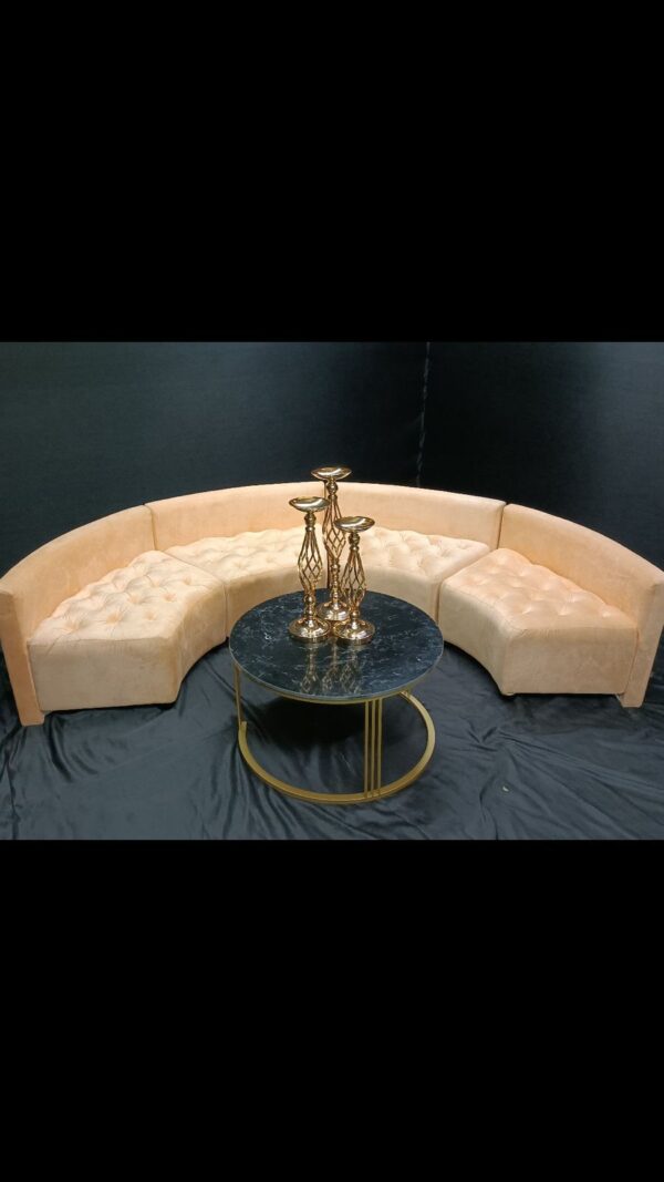 Black Marble coffee table (round) (Pcs 4) - Image 3