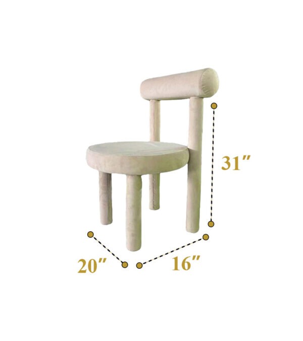 Vidhi Chairs (Beige) (8 Qty) - Image 5