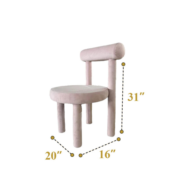 Vidhi Chairs (Pink) (8 Qty) - Image 5