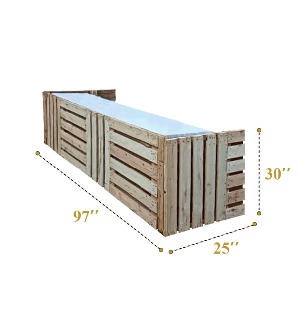 Wooden Pallet Buffet Fascia (in RFT) (250 Qty) - Image 5