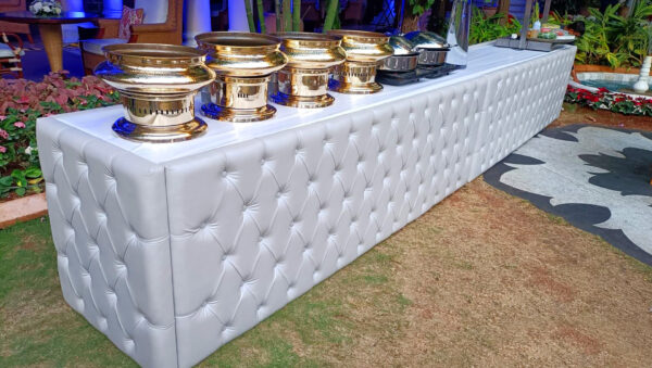 Silver Leather Buffet Fascia (in RFT) (200 Qty) - Image 2