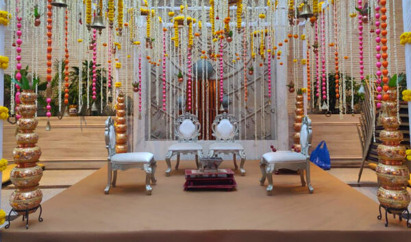 Silver Wooden Vidhi Chairs (8 Qty) - Image 3