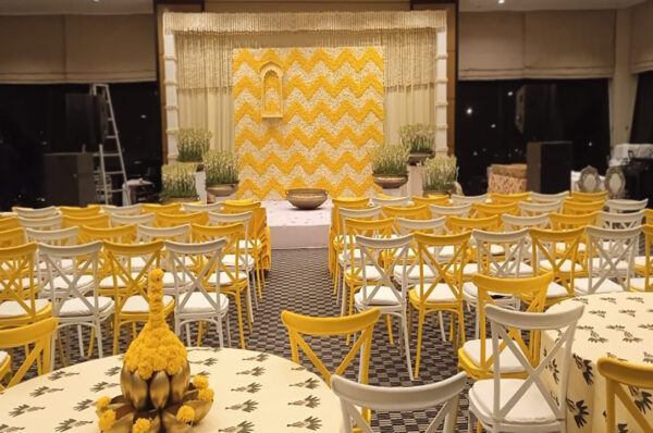Cross Back Chair (Yellow) (100 Pcs) - Image 2