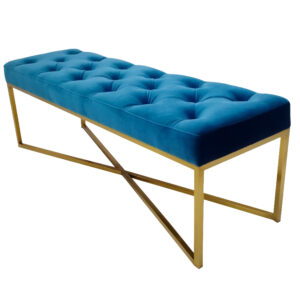 Criss Cross Bench ( Blue 6pcs )