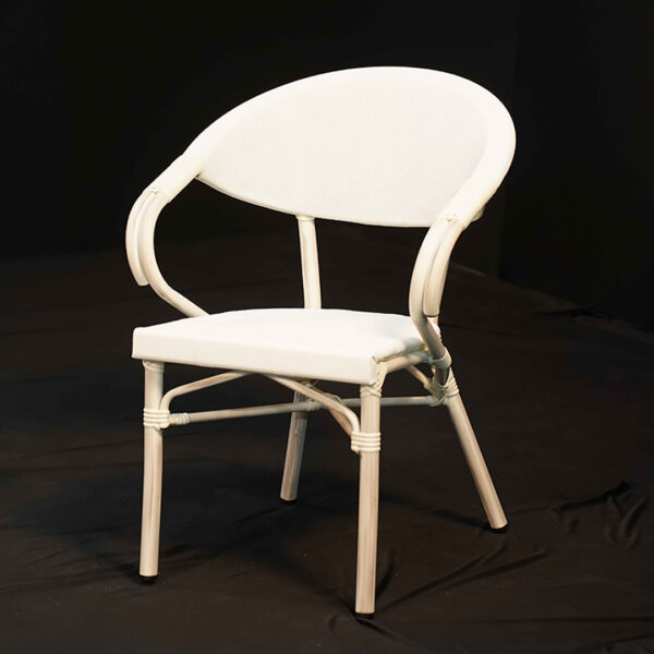 White Teslin chairs (White) (200 Pcs) - Image 2