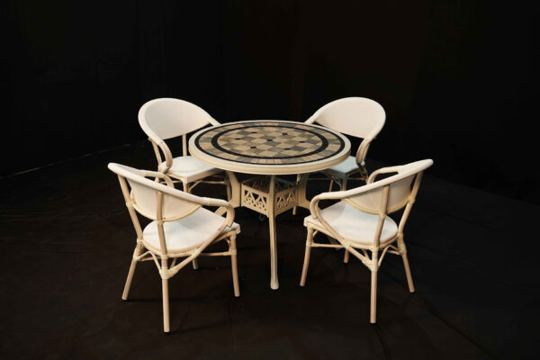Ceramic Tile Table (round) (Pcs 12) - Image 3