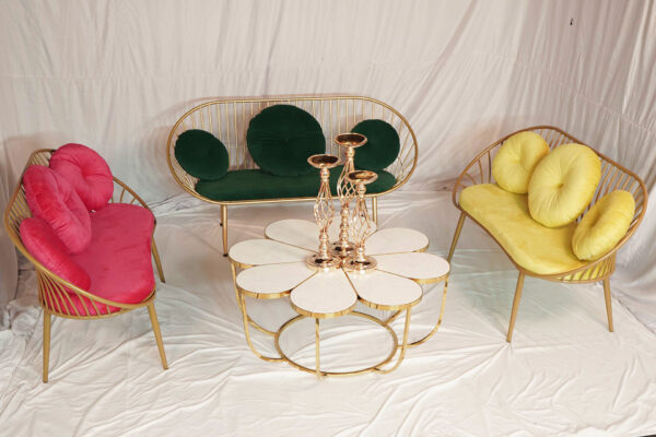 Aerrow Yellow Sofa  ( Pcs 10 ) - Image 2