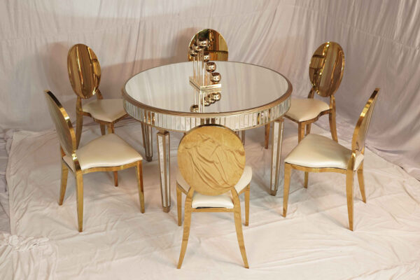 Classic Mirror Round Table (Small) 28 - Image 2