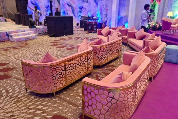 Honeycomb Coral sofa 3 seater (Pcs 16) - Image 3