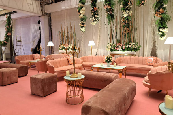 Coral Square Pouffes (16) - Image 3