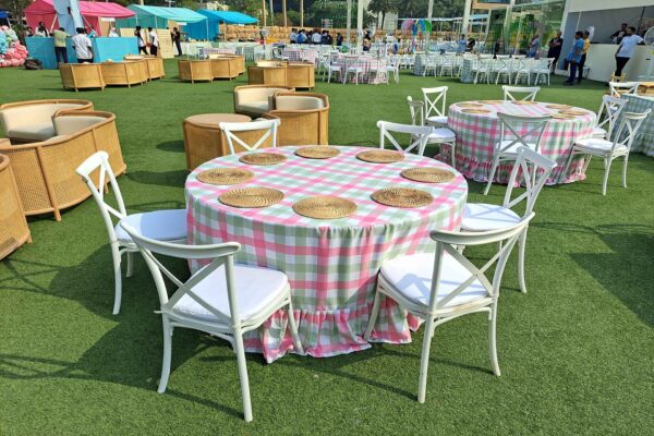 Cross Back Chair (White)(300 Pcs) - Image 3