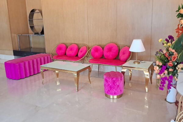 Aerrow Rani Pink Sofa ( Pcs 10 ) - Image 2