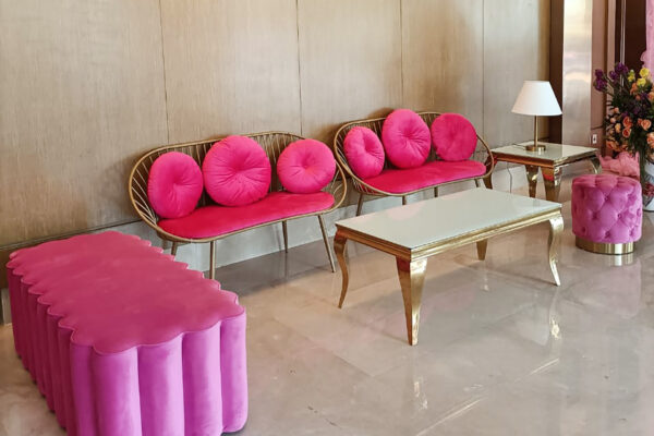 Aerrow Rani Pink Sofa ( Pcs 10 ) - Image 3