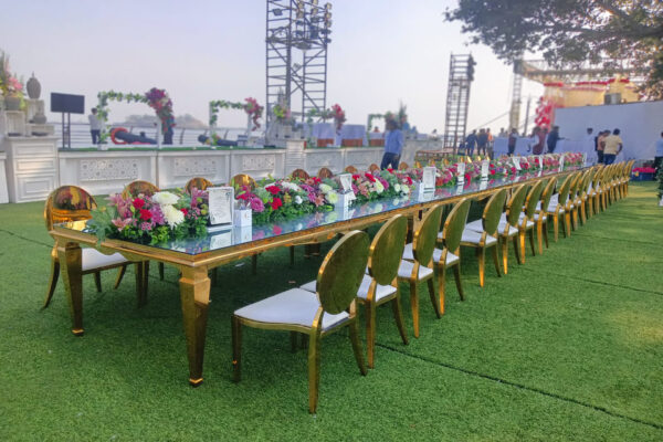 Gold mirror table (Pcs 20) - Image 3