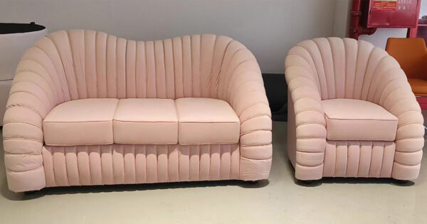 Pink Carnation sofa 3 seater (Pcs 16) - Image 3