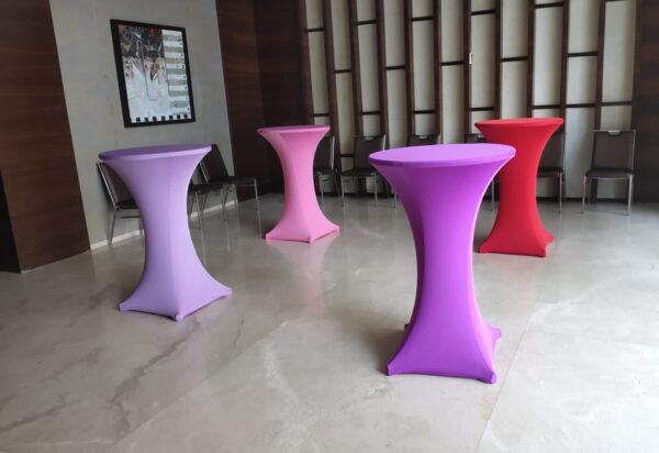 Spandex Tight  Covered Cocktail Table (100 Qty) - Image 5