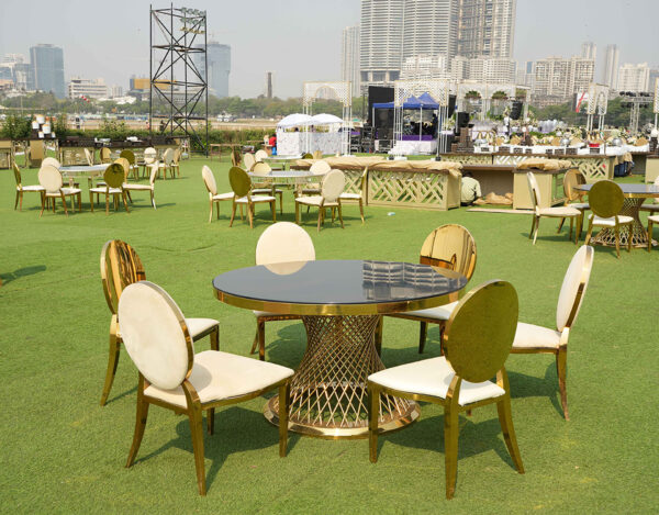 Twisted Gold Round Table (20 Pcs) - Image 4