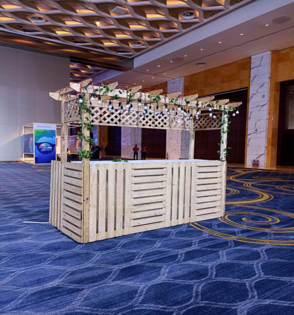 Wooden Pallet Bar Counter (4 Qty) - Image 3