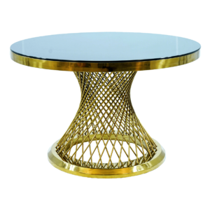 Twisted Gold Round Table (20 Pcs)