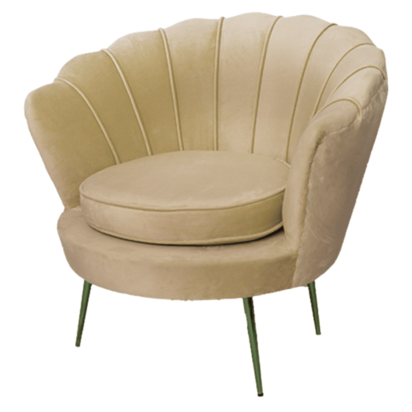 Beige Sunflower sofa 1 seater (Pcs 16)