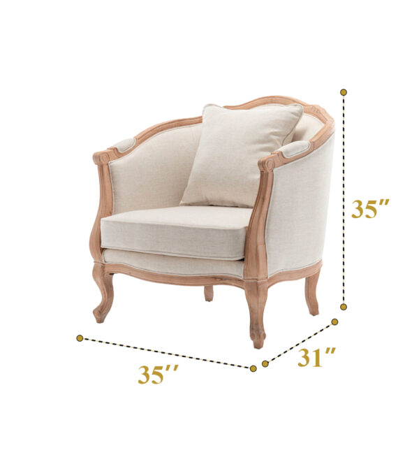 Vintage Sofa 1 Seater (24 pcs) - Image 4