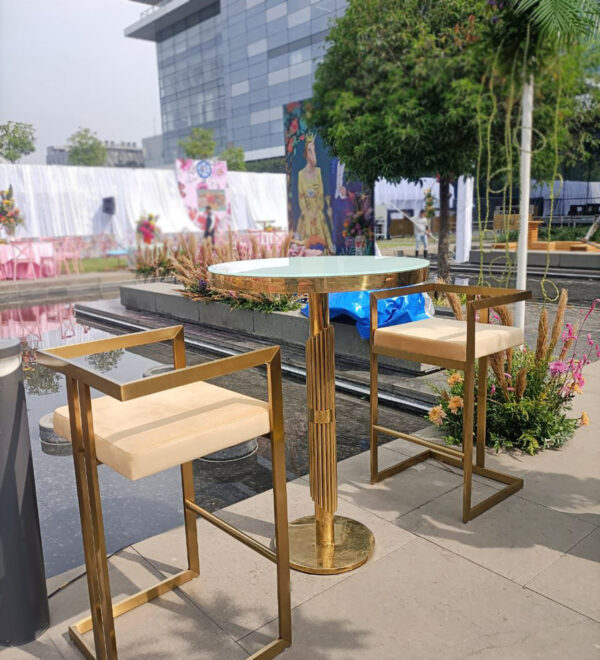 Gold Rich Cocktail table (24 Qty) - Image 3