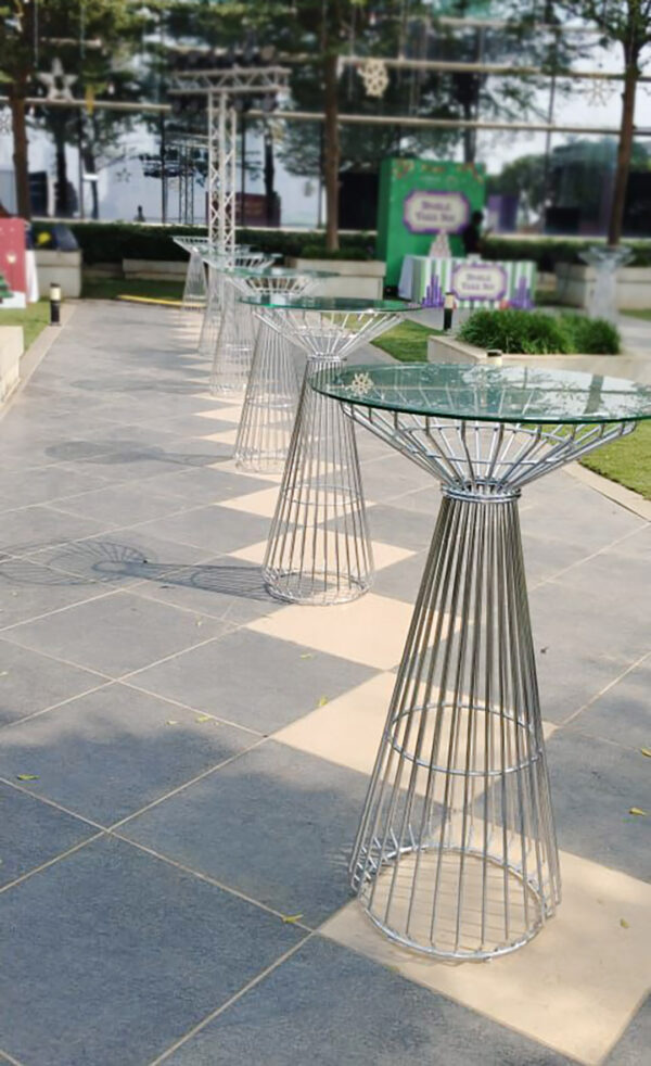 Silver Arrow Cocktail Table (12 Qty) - Image 2