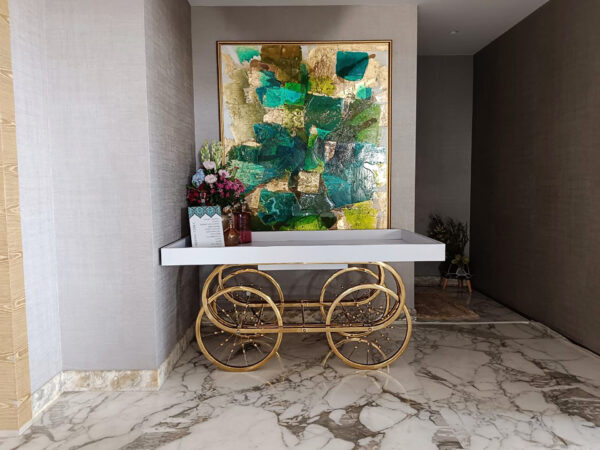 Gold Wheel cart (8 Qty) - Image 2