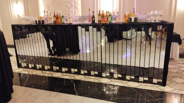 Silver Acrylic Bar Counter ( 4 Qty  ) - Image 2