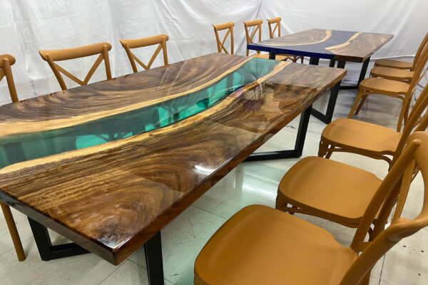 Resin table (Green) (4Pcs) - Image 2