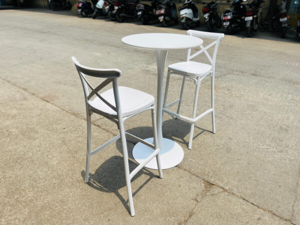 White Bar Chair (60 Qty) - Image 4