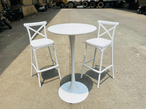 White Bar Chair (60 Qty) - Image 5