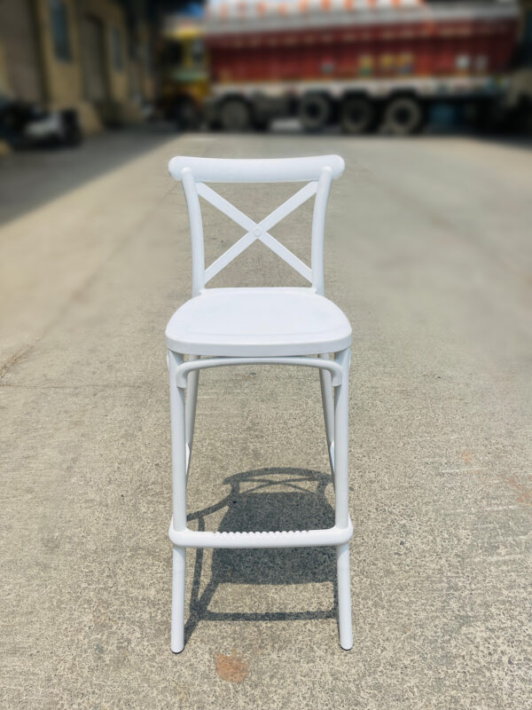White Bar Chair (60 Qty) - Image 6