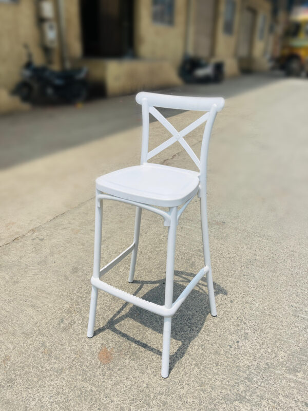 White Bar Chair (60 Qty) - Image 7