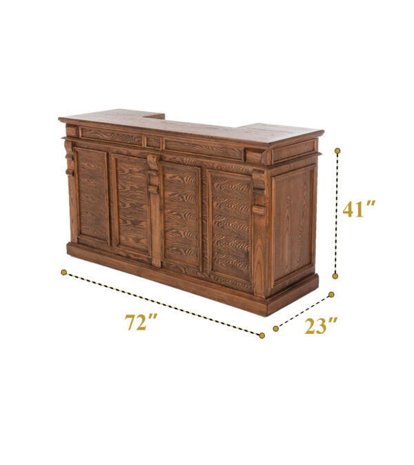 Oakwood Bar Counter ( 2 Qty ) - Image 2