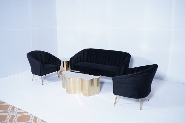 Royal Black Sofa 1 seater (Pcs 26) - Image 10