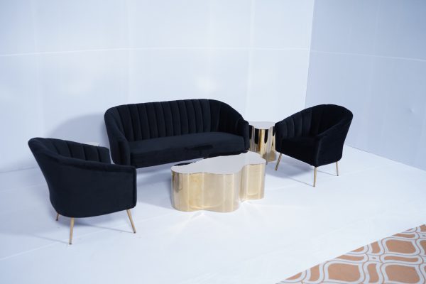 Royal Black Sofa 1 seater (Pcs 26) - Image 9