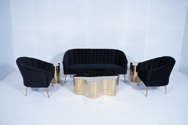 Royal Black Sofa 1 seater (Pcs 26) - Image 8