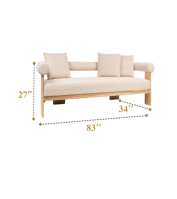 Tuscan Sofa 3 Seater ( 24 ) - Image 6