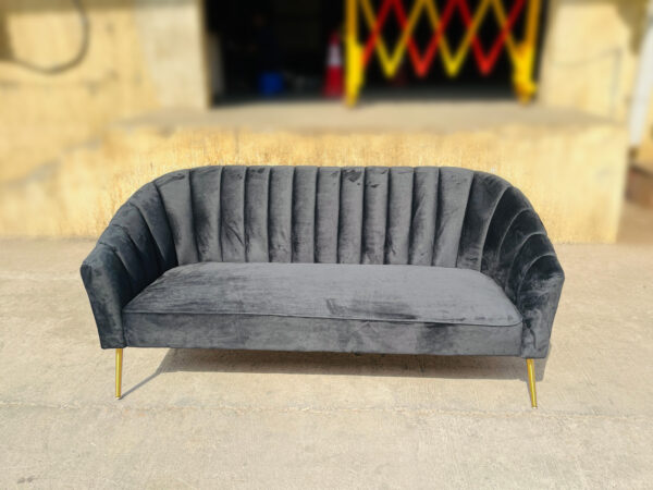 Royal Black Sofa 3 seater (Pcs 36) - Image 5