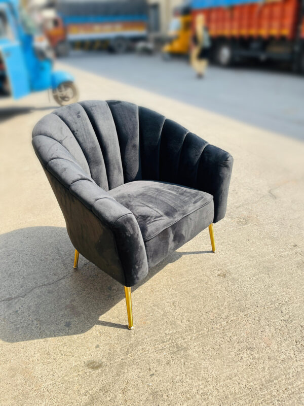 Royal Black Sofa 1 seater (Pcs 26) - Image 5