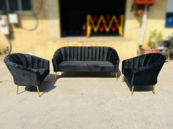 Royal Black Sofa 1 seater (Pcs 26) - Image 7