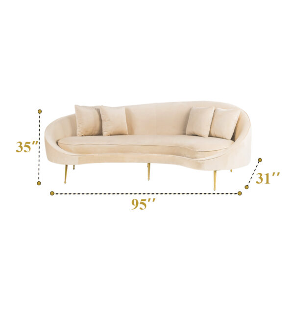 Regal Curve Sofa 3 Seater ( 04 ) - Image 5