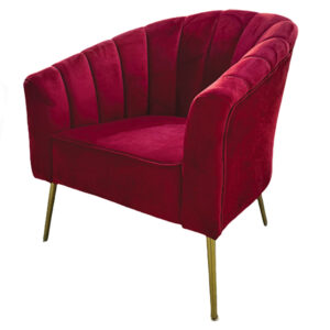 Royal Maroon Sofa 1 seater (Pcs 14)